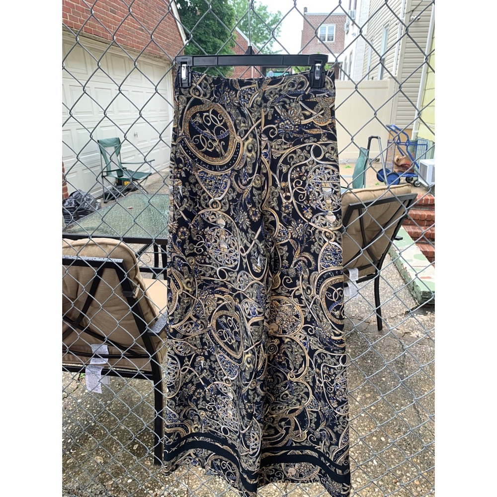Wide leg high waist pants
